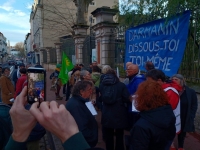 Nouveau rassemblement contre les «violences policières» devant la sous-préfecture de Chalon-sur-Saône