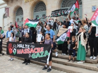 120 personnes à la manifestation chalonnaise de soutien à la Palestine