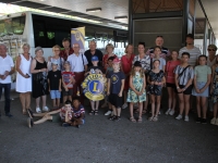 Départ en colonie de vacances grâce au Lions Club