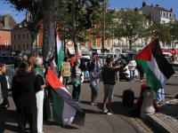 Rassemblement sur la Place de Beaune pour un cessez-le-feu à Gaza