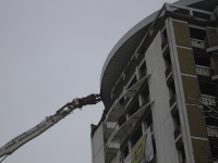 Déconstruction de la Tour J dans le quartier Marcel Pagnol (ex-Stade)