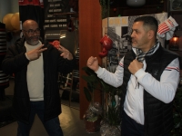 Partenariat entre le Ring Olympique Chalonnais et Espace de Rue ou quand boxe et danse font bon ménage