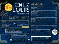 La nouvelle carte de Chez Louis est arrivée : Fraîcheur & Fait maison au rendez-vous !