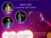 Le 7 novembre, le bar Côté Rhum à Chalon-sur-Saône se transforme en temple du rire