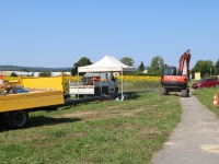 L’interconnexion de réseau d’eau potable entre Châtenoy le Royal et Dracy le Fort est en cours de réalisation le long de la RD978.