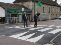 Champforgeuil prime la sécurité avec un nouveau ralentisseur rue de Paris.