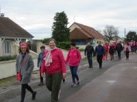 10ème Crissey en Rose : les crissotins ont marché pour la bonne cause. 