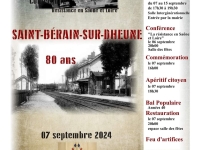 80ème anniversaire de la libération et prise du train blindé à Saint Bérain sur Dheune