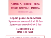 Octobre rose à Fontaines samedi 5 octobre 2024 à 9h00 place de la mairie