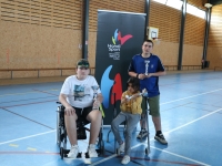 Le challenge départemental jeune handisport à Fontaines, une belle réussite avec une quinzaine de participants.