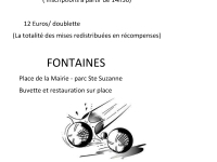 Les claq'motos organisent un concours de pétanque le samedi 10 juin à 15h00 Parc Sainte Suzanne à Fontaines