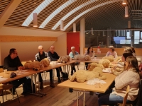 Première séance "formation premiers secours chiens" au club canin de Fontaines.