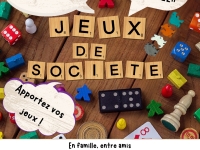 Le Foyer Rural de Fontaines organise une après-midi et soirée jeux de société le samedi 22 février salle Protheau.