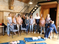 Le personnel communal de Fontaines formé aux gestes de premiers secours par le Centre national de la fonction publique territoriale (CNFPT).