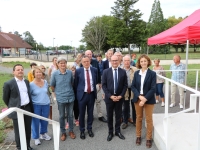 Inauguration de l’école maternelle de Fontaines : réduire les charges en énergie, améliorer le confort des utilisateurs et valoriser les espaces devenus disponibles, une réussite en termes de rénovation.