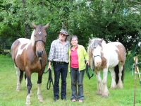 Les sabots des chevaux rythment le long périple de Nathalie et Alain à travers la France.