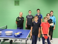 Reprise des cours école du tennis de table de Châtenoy le royal 