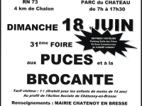 Foire aux puces et à la brocante de Chatenoy-en-Bresse : vous avez jusqu’au 31 mai pour vous inscrire 