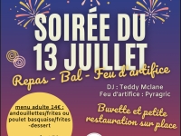 Le Tennis Club La Thaliette organise la soirée du 13 juillet ! 