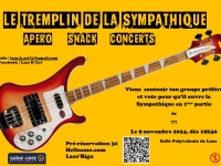 Le tremplin de la sympathique c’est le 9 novembre prochain à Lans 