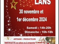 Marché de Noël de Lans : rdv les 30 novembre et 1er décembre 2024 prochains