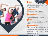 Eté Indien : Activité physique adaptée pour les "jeunes" de 55 ans et + à Virey-le-Grand