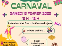 Ambiance et Loisirs à Oslon organise son Carnaval le samedi 15 Février 