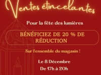 À 17h00 aujourd'hui : top départ pour 3h de "Ventes Étincelantes" à la bijouterie-joaillerie Azy-Romanet ! 