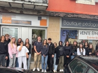 Vente éphémère « Saint-Valentin » organisée par des élèves du Lycée Saint-Charles 