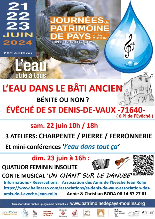 Journée du patrimoine de pays et des moulins - Rendez-vous ce week-end à Saint Denis de Vaux 