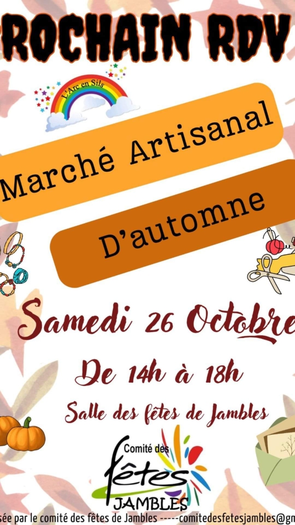 Jambles vous attend ce samedi pour son marché artisanal 