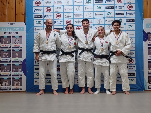 JUDO CLUB CHALONNAIS  - L’équipe Mixte en bronze au championnat BFC !