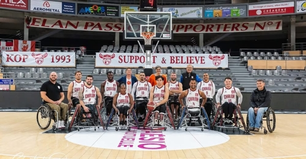 EUROCUP BASKET FAUTEUIL - Elan Chalon73 / Santa Lucia 29 - Un sans faute pour nos rouge et blanc en Grèce 