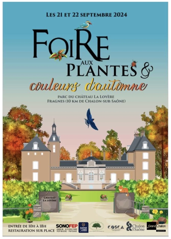 Foire aux plantes et couleurs d'automne de La Loyère - Une réunion organisée le 9 septembre 