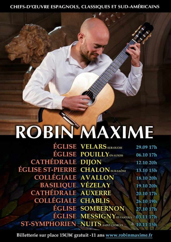 Robin Maxime en concert à Chalon ce dimanche 