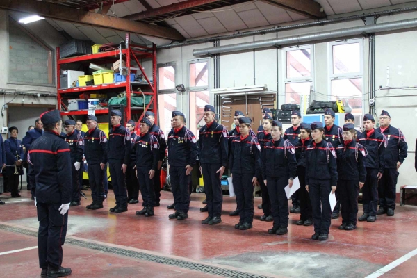 Les sapeurs-pompiers de Givry ont célébré la Sainte-Barbe 