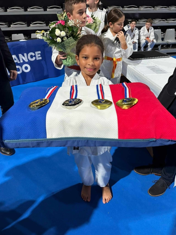 Les Championnats de France de judo à Chalon ont été aussi l'occasion de mettre en avant les plus jeunes 