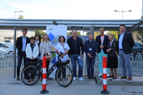 L'hôpital de Chalon sur Saône renforce son soutien aux mobilités douces 