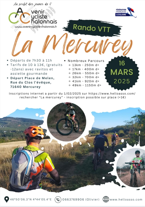 La Mercurey... c'est ce dimanche ! 