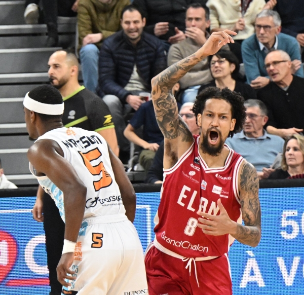 BASKET (Betclic Elite) - Et de 3... l'Effet Elric Delord a eu raison de Gravelines ce dimanche au Colisée 