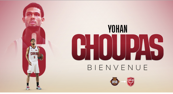 BASKET - Yohan Choupas, première recrue de l'Elan Chalon pour la prochaine saison