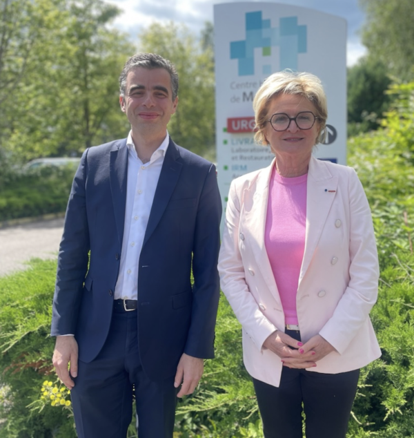 29 millions d'euros - Louis Margueritte et Marie-Claude Jarrot annoncent la bonne nouvelle pour l'hôpital de Montceau les Mines 