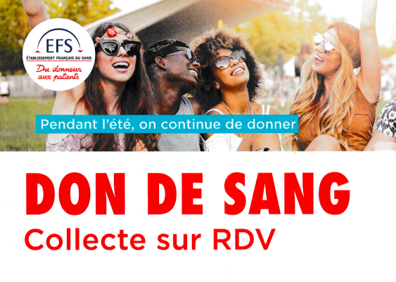 Don du sang - Prochaine collecte annoncée le mardi 9 juillet à Fragnes-La Loyère
