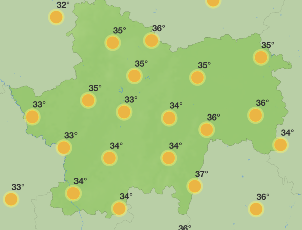 C'est parti pour une "petite" semaine caniculaire en Saône et Loire 