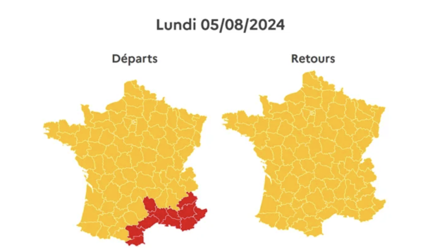 CIRCULATION - Des bouchons en nombre sur les autoroutes françaises ce lundi 