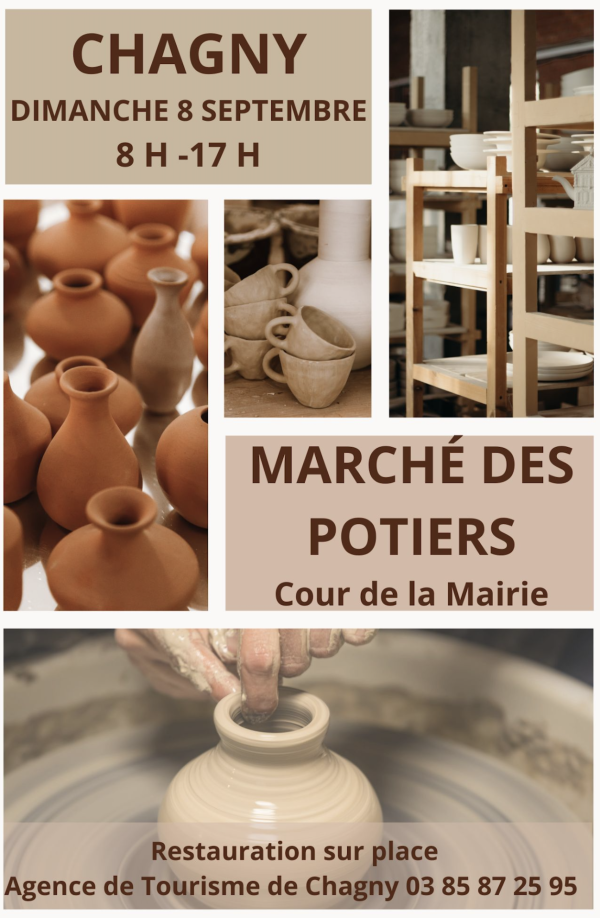 L'Agence de tourisme de Chagny organise son 1er marché des potiers.