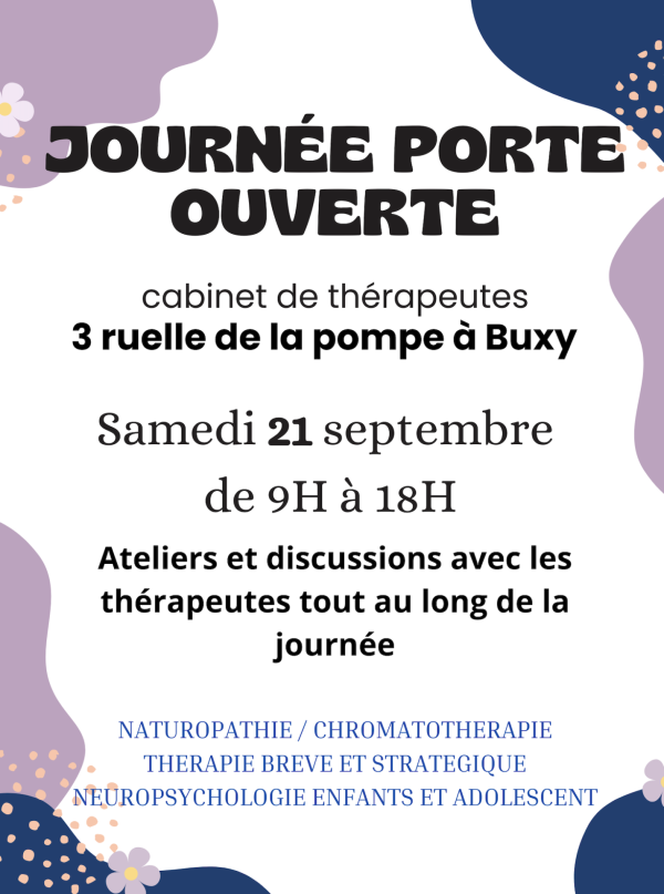 Journée portes-ouvertes au cabinet de thérapeutes de Buxy 