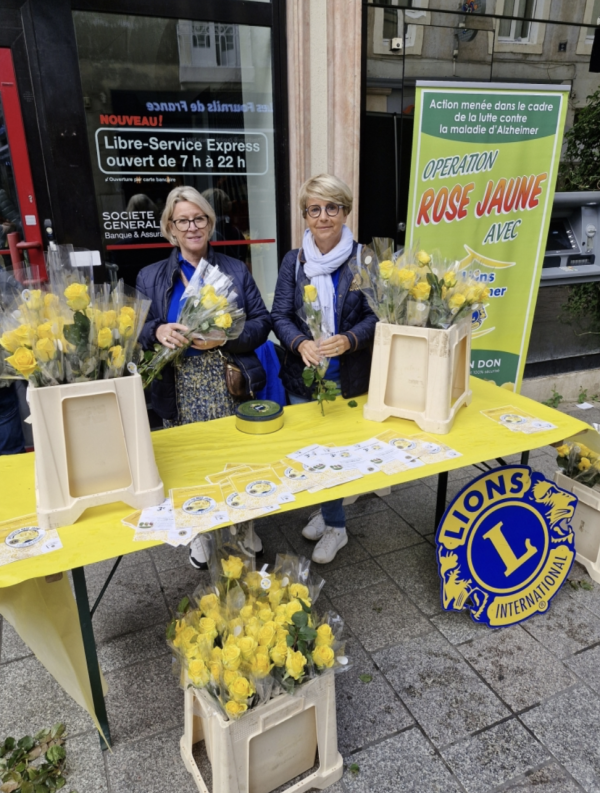 Le Lions Club Chalonnais solidaire de la Journée Internationale de la maladie d’Alzheimer