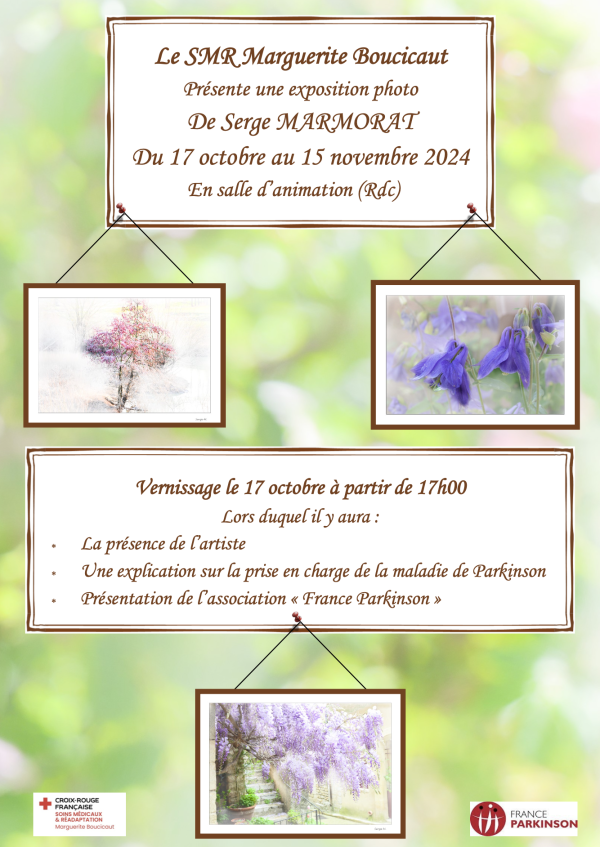 Exposition photos au SMR Marguerite Boucicaut à Chalon à compter du 17 octobre 