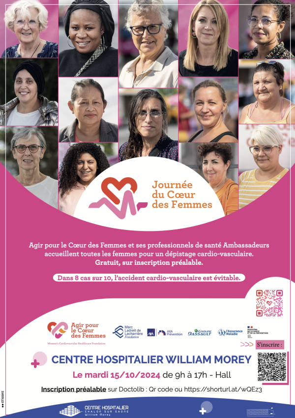 HOPITAL DE CHALON - La journée du Coeur des Femmes se déroule le mardi 15 octobre 